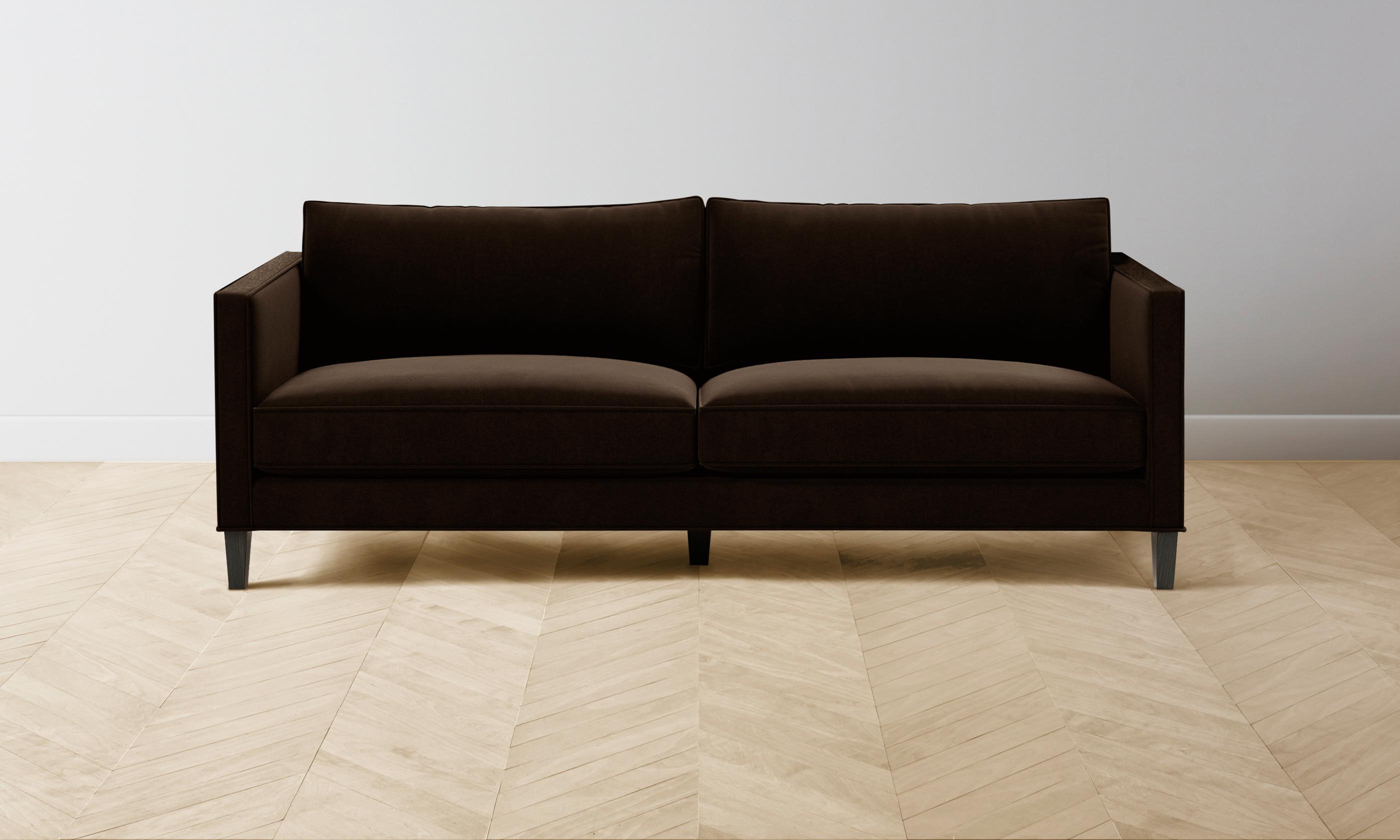 Premium Crosby Sectional Sofa - Luxurious Mohair Upholstery in Rich Chocolate Brown | Perfect for Living Room, Lounge & Family Gatherings