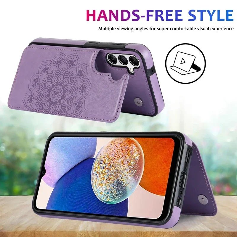 Samsung Galaxy S25 Ultra Wallet Case - Premium Flip Leather Cover with Card Slots & Kickstand - Perfect for Business, Travel & Everyday Use