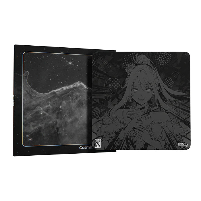 Wraith Cosmic Glass V2 Gaming Mousepad - Evil Edition | Ultra Smooth Surface for Precision Gaming | Perfect for Esports, FPS & MOBA Games