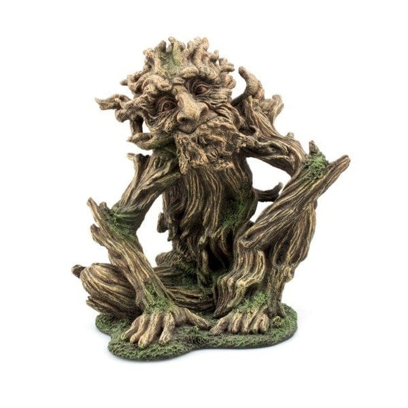 Bioscape Sitting Tree Monster Figurine - 17.5 x 17cm Handmade Resin Decor for Home, Office & Fantasy Collections | Perfect for Shelf Displays, Gift Giving & Tabletop Decorations