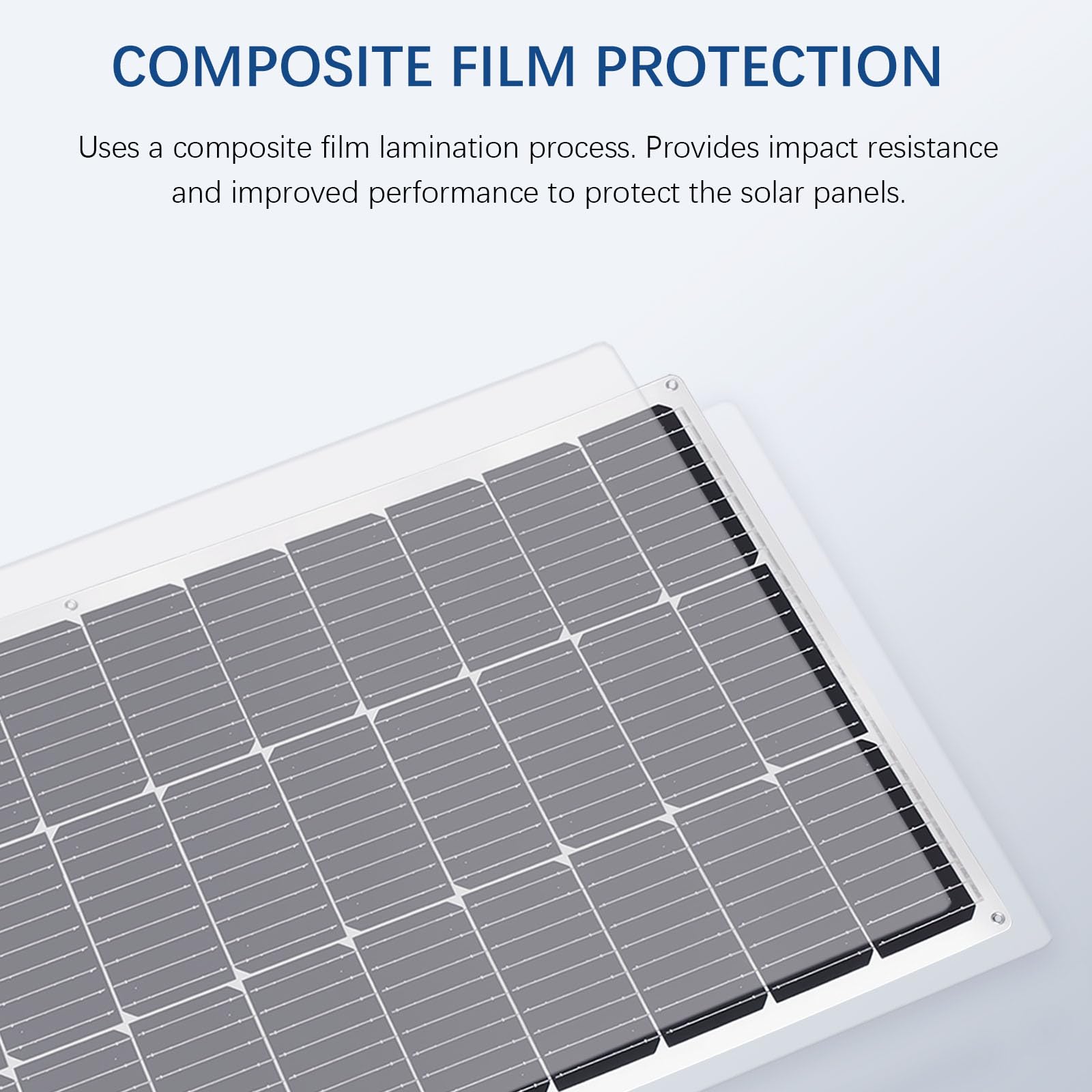 200W Flexible Solar Panel Kit - 2pcs 100W Monocrystalline Solar Panels with Charge Controller & PV Connector for RV, Boat, Cabin, Tent, Car, Trailer - Perfect for Off-Grid Power & 12V Battery Charging