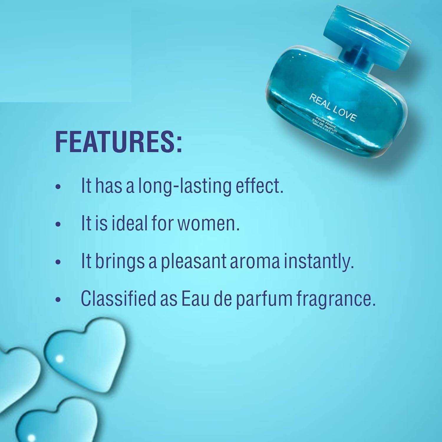 COBRA Real Body Perfume for Women - Long Lasting Eau De Parfum Fragrance (100ml) | Floral Scent for Date Night, Office & Special Occasions