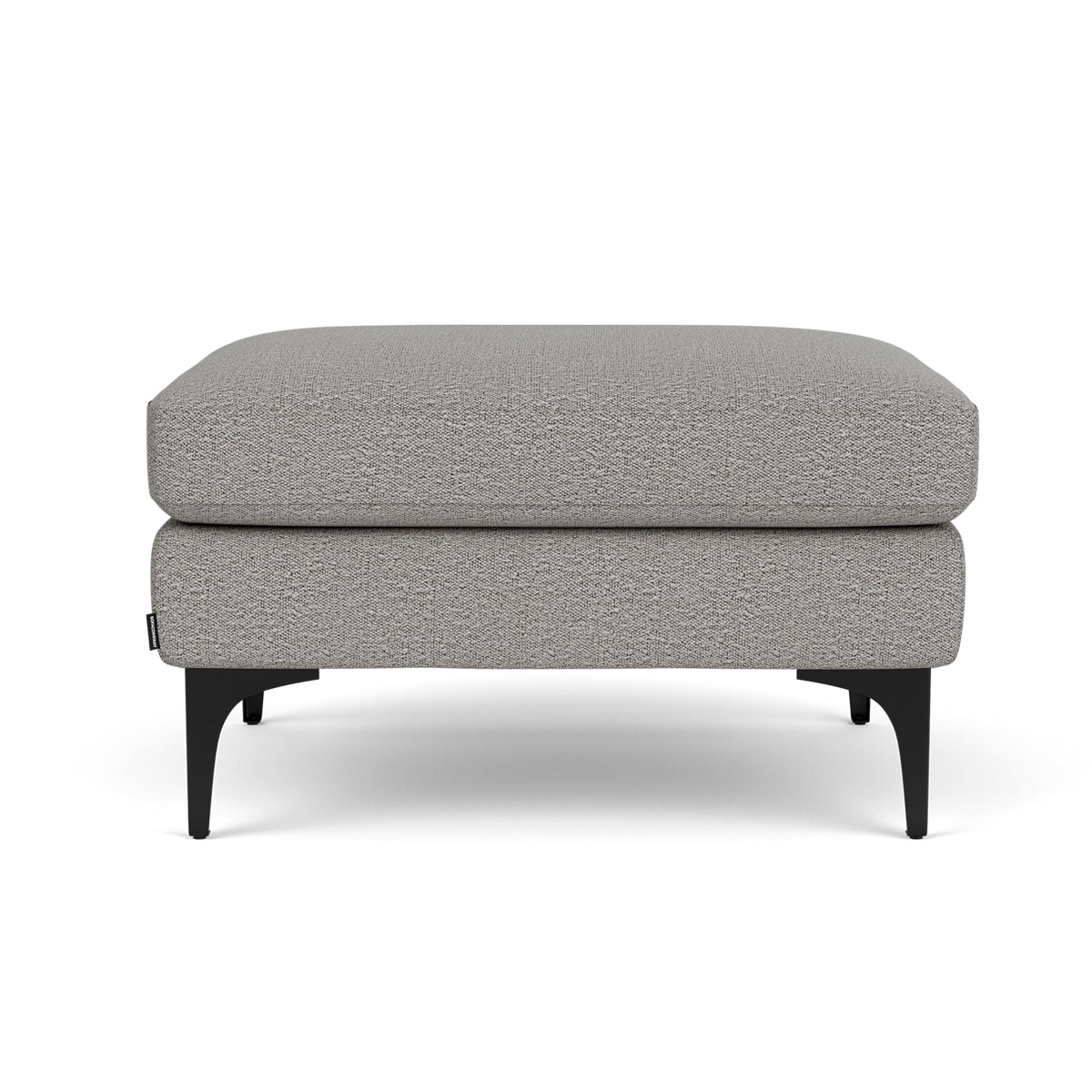 Astha Boucle Ottoman Stool - Round Tufted Pouf with Removable Cover, Modern Footrest for Living Room, Bedroom & Nursery - Soft and Stylish Home Decor Accent
