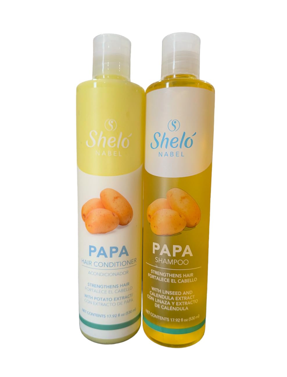 Potato Shampoo and Conditioner Set for Gray Hair Prevention & Hair Loss Control - Natural Hair Care for Men and Women | Perfect for Daily Use at Home or Salon