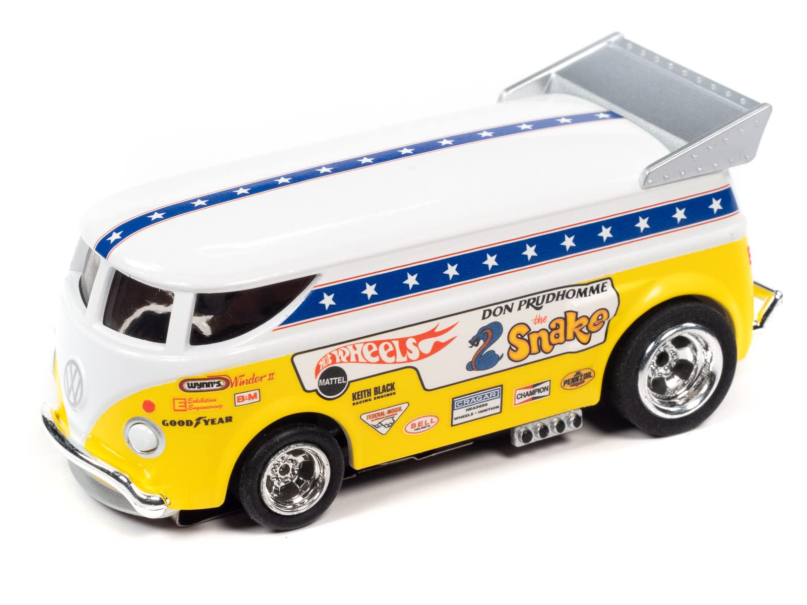 Auto World 13' Hot Wheels Snake vs Mongoose Manual Slot Drag Racing Set HO Scale - Perfect for Collectors & Slot Car Racing Enthusiasts
