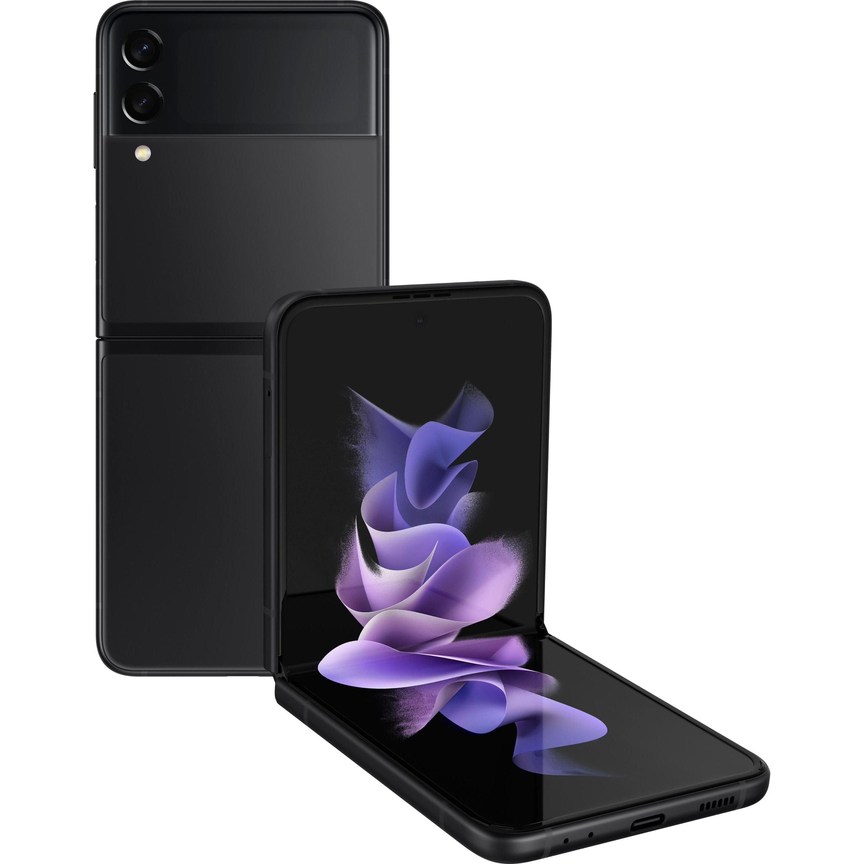 Samsung Galaxy Z Flip3 5G 128GB Unlocked Smartphone (SM-F711UZKAUSC) - Compact Foldable Phone for Work, Travel & Stylish Selfies