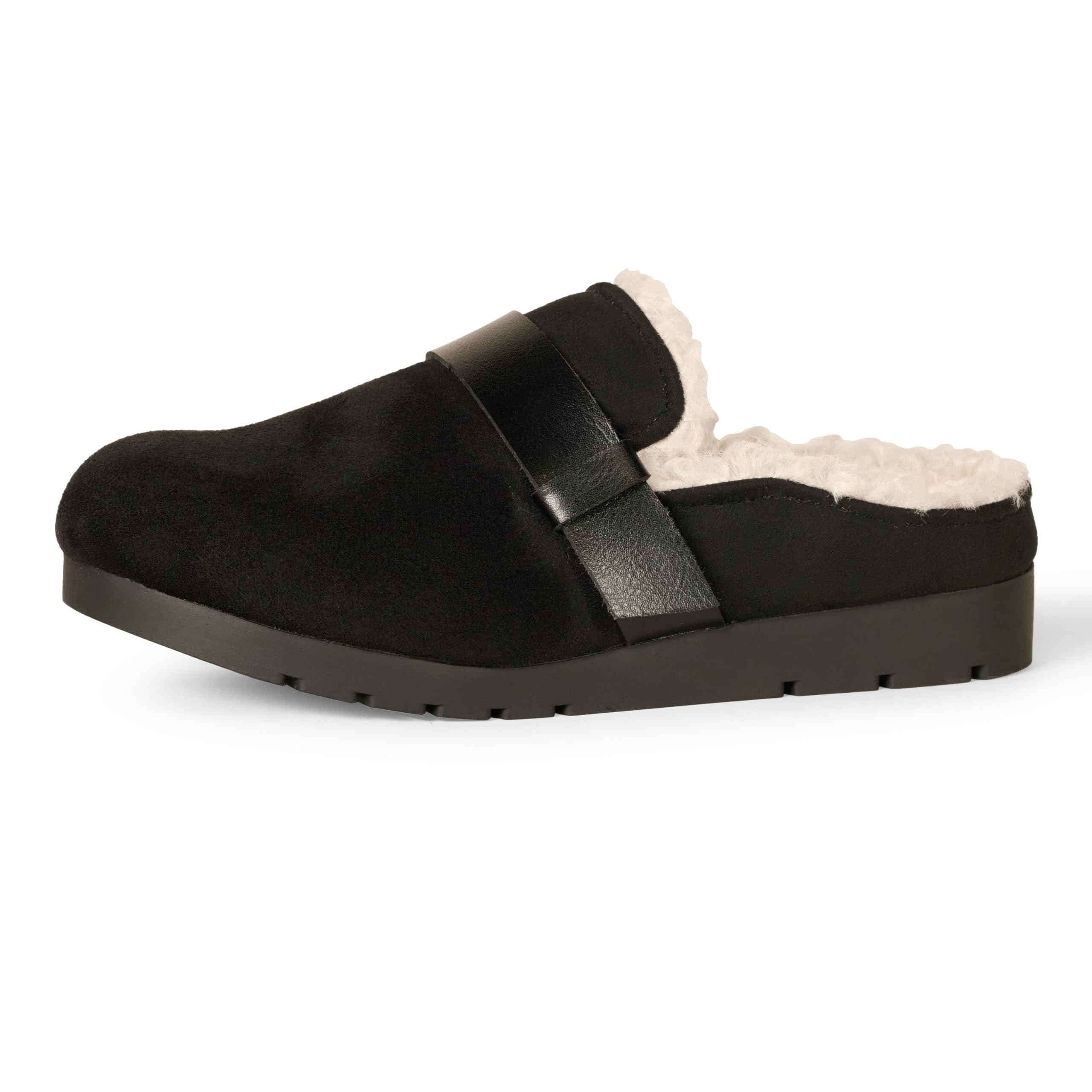 Amazon Essentials Women's Backless Shearling Memory Foam Mule Slippers - Cozy Indoor House Shoes for Relaxing at Home, Spa Days & Lounging