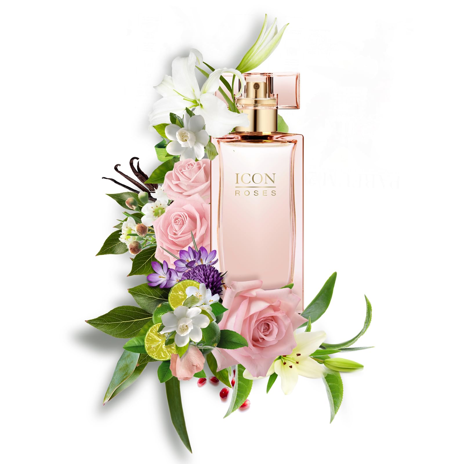 GA-DE Icon Roses Eau De Toilette for Women - 50ml Floral Perfume | Romantic Date & Evening Fragrance