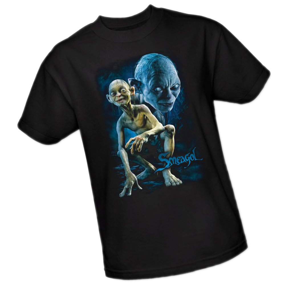 Lord of the Rings Gollum T-Shirt for Adults - Large Size | Movie Fan Gift