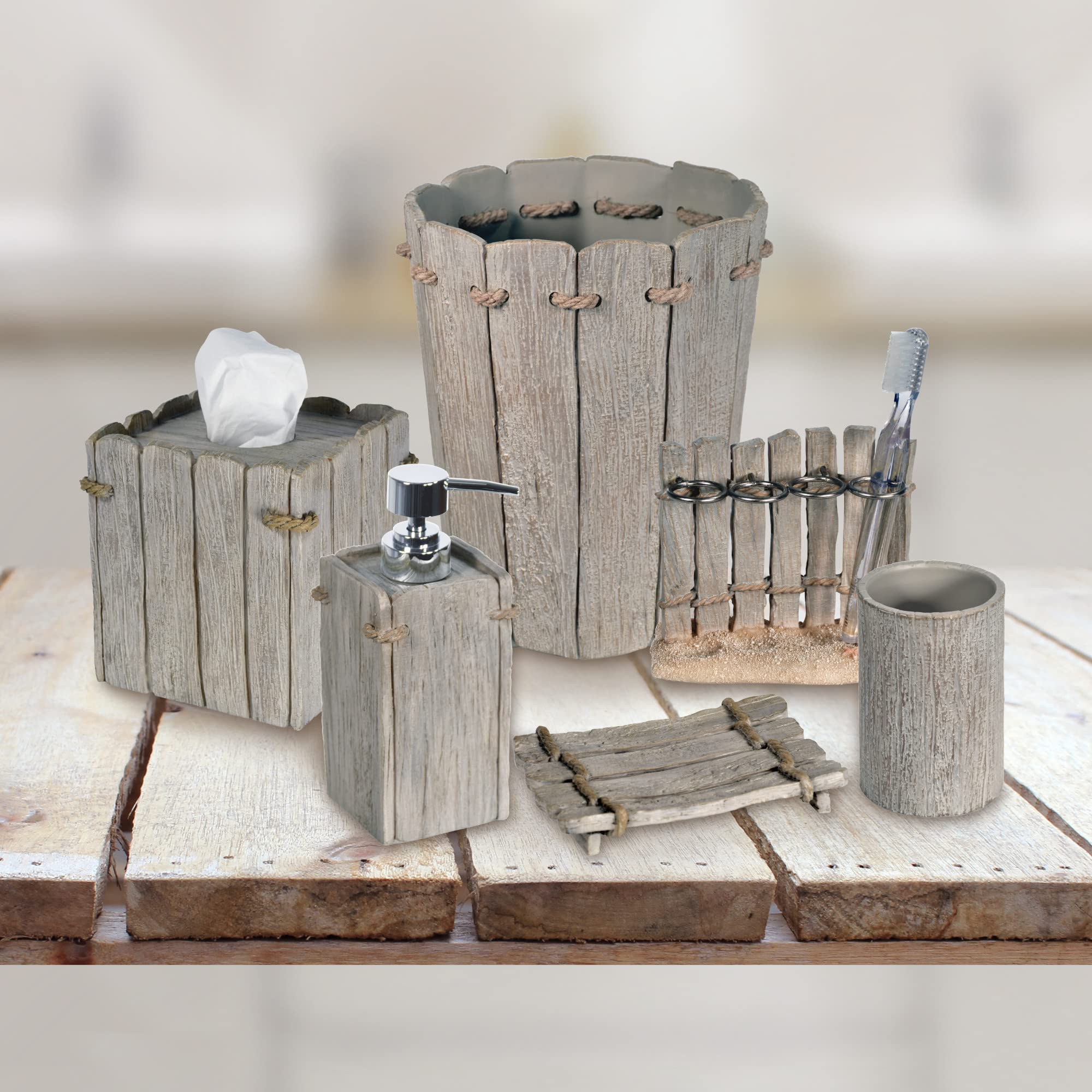 Driftwood Soap Dish for Bathroom, Shower & Kitchen Sink | Natural Grey Driftwood Bathroom Decor | Rustic Soap Holder Tray for Countertop – Perfect for Coastal, Farmhouse & Spa Style Homes