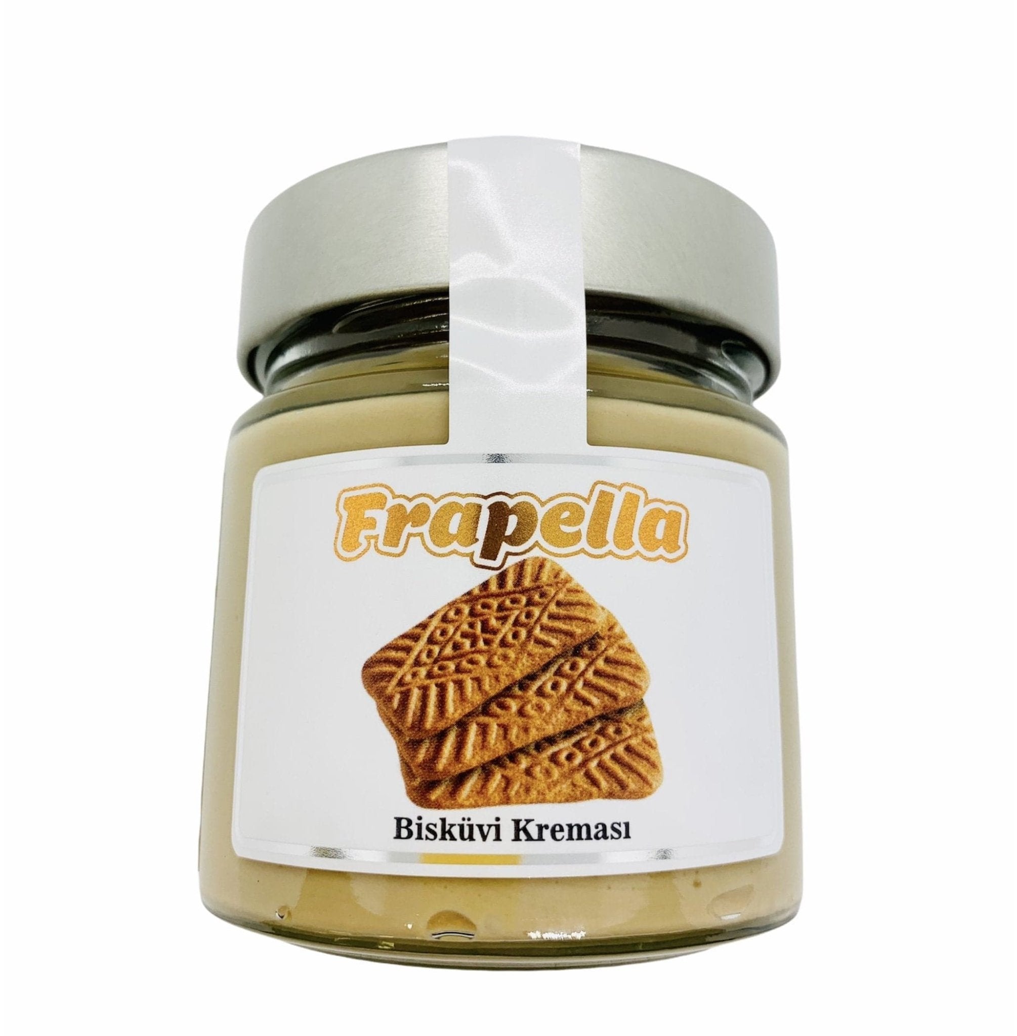 Frapella Cream Biscuit Spread - 220g | Delicious Hazelnut Chocolate Spread for Toast, Pancakes & Desserts | Perfect Breakfast & Snack Spread