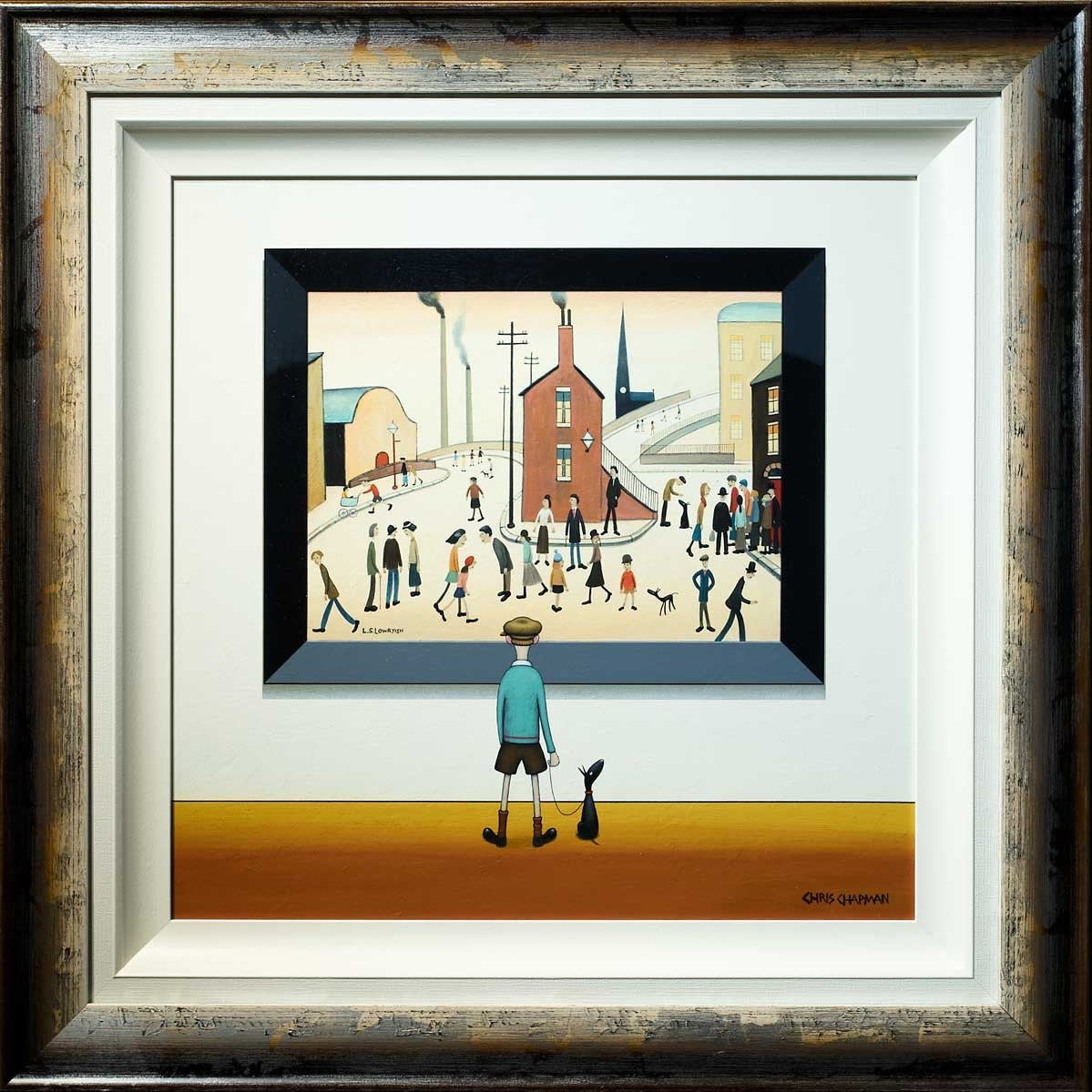 Busy Street Wall Art Print - Urban Cityscape Decor for Living Room, Office & Bedroom - Perfect for Home & Commercial Spaces