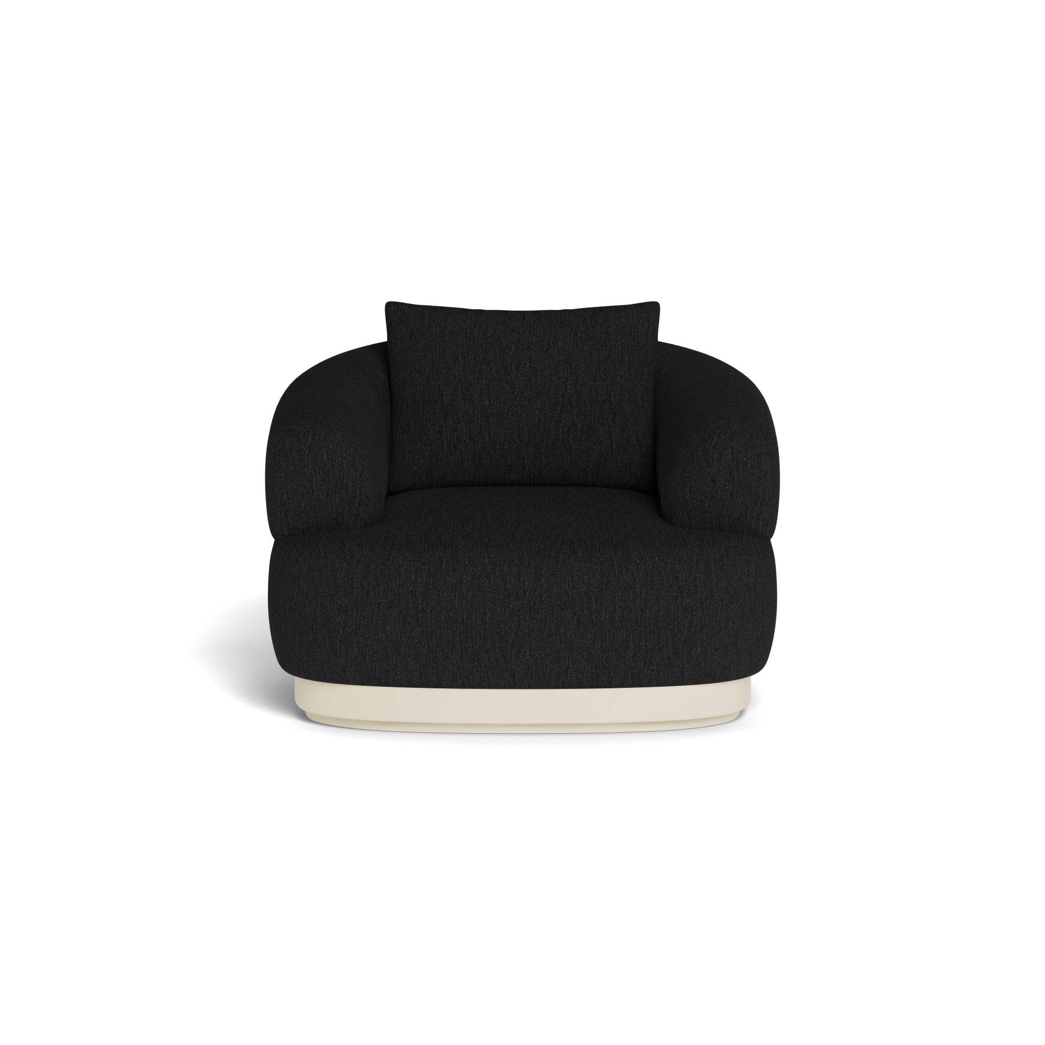 Amalfi Lounge Chair - Modern Comfortable Accent Chair for Living Room, Bedroom & Patio - Stylish Upholstered Armchair with Solid Wood Frame - Perfect for Relaxing, Reading & Lounging