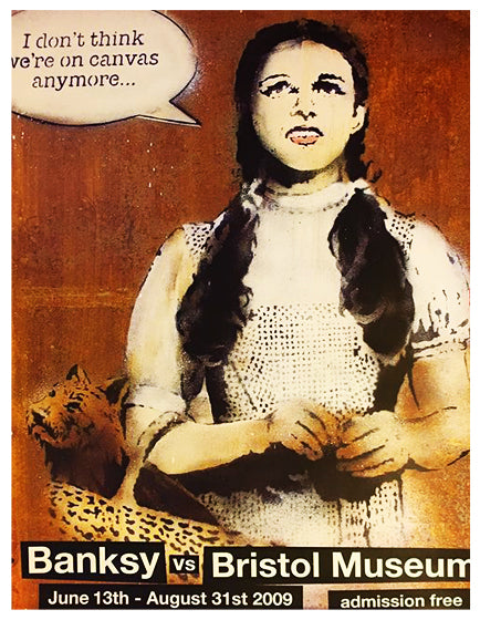 Banksy vs Bristol Set of 4 Lithographs - Limited Edition Street Art Prints for Home & Office Decor