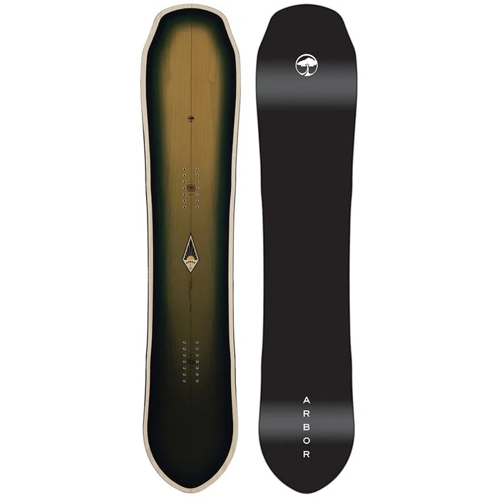2024 Arbor Single Camber Snowboard - All-Mountain Freestyle Snowboard for Men & Women | Perfect for Powder, Park & Backcountry Riding