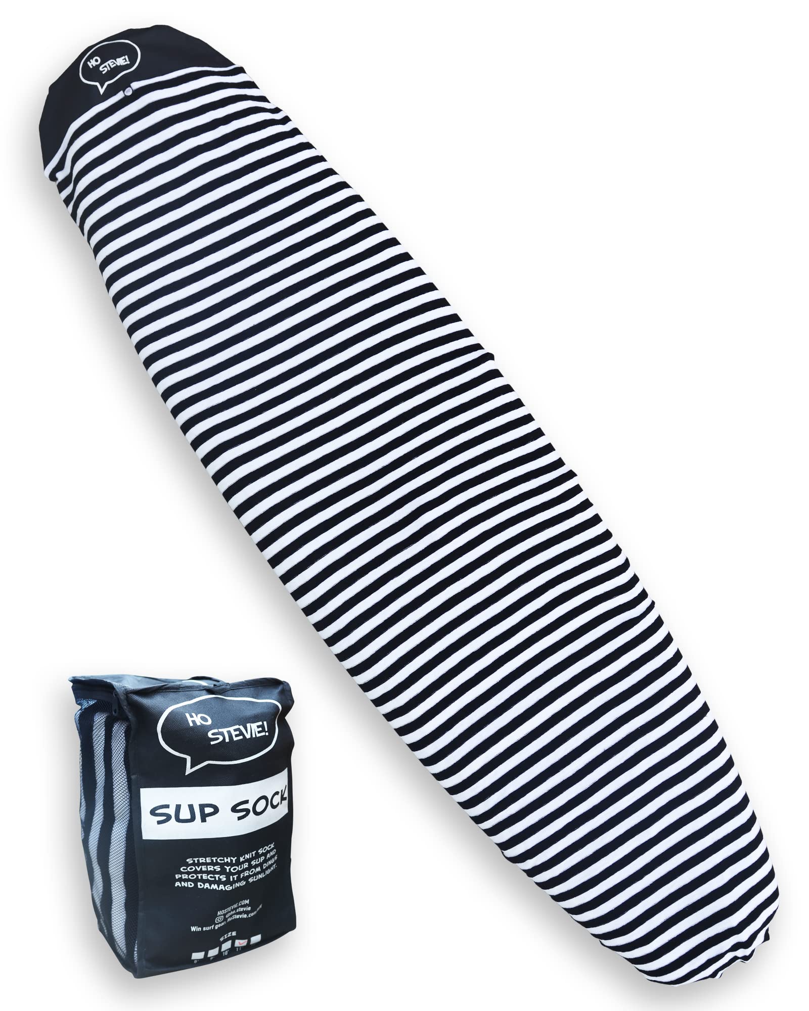 Ho Stevie! SUP Sock Cover - UV Protective Stretchy Storage Bag for Stand Up Paddle Boards | Prevent Sun Damage & Scratches | Perfect for Travel, Beach & Outdoor Storage