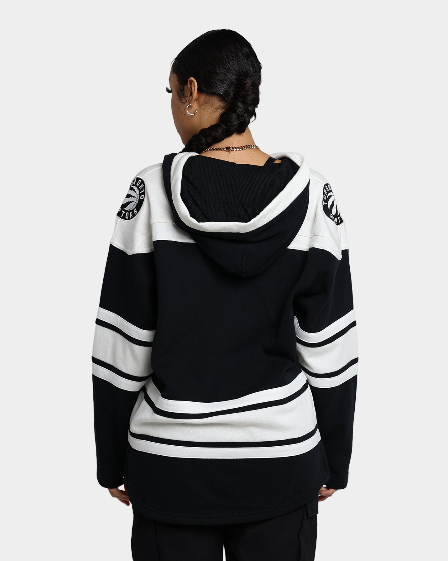 47 Brand Toronto Raptors Superior Lacer Hoodie - Men's NBA Basketball Pullover Sweatshirt (Jet Black) - Perfect for Game Day, Streetwear & Casual Outfits