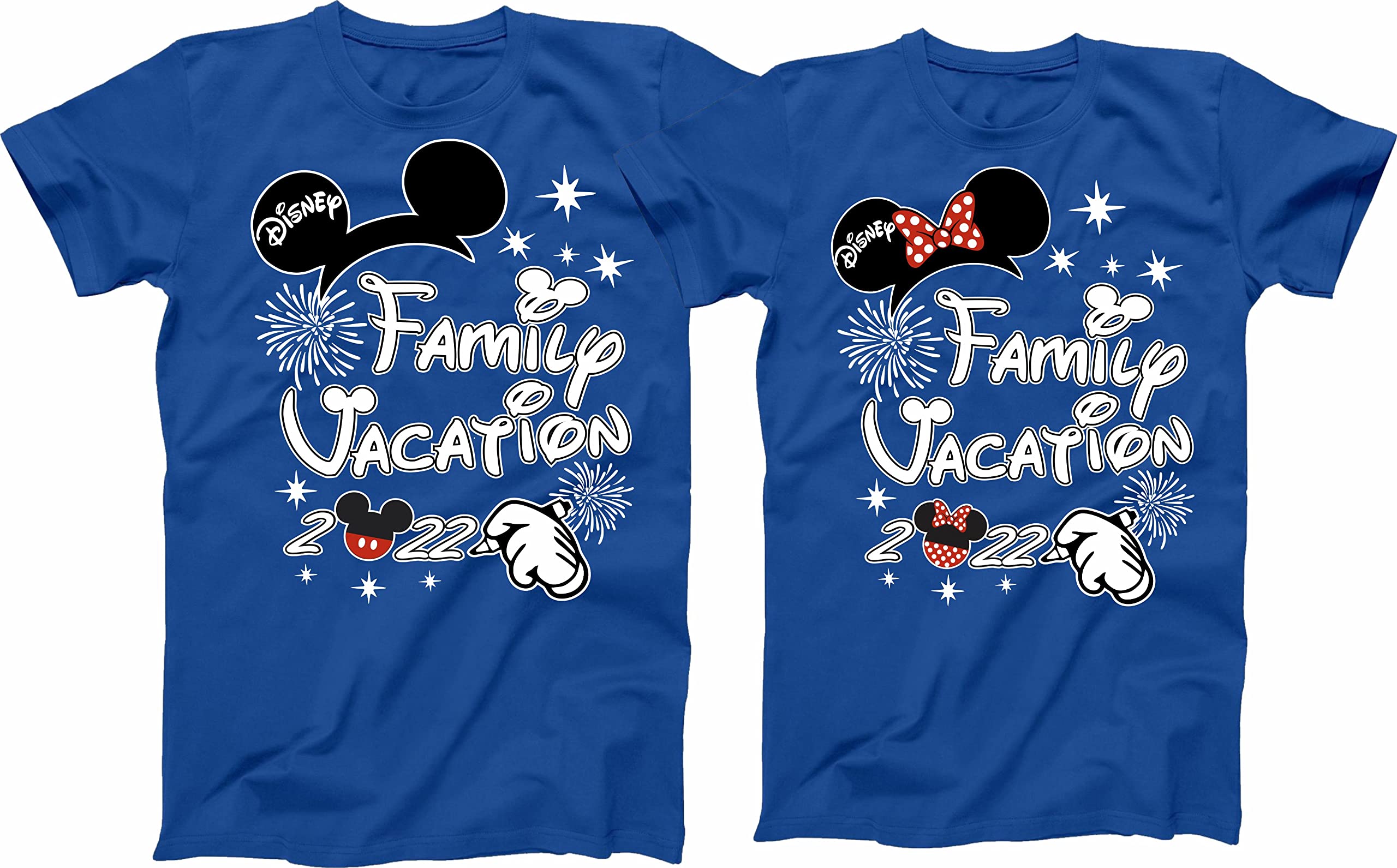 2022 Mickey Minnie Family Matching Vacation T-Shirts for Men Women & Kids - Family Reunion Outfits