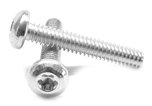 Stainless Steel 18-8 M3.5 x 0.60 x 30mm Coarse Thread ISO 7045 Machine Screws - 6 Lobe Pan Head (Pack of 2000) for Industrial Assembly, Machinery Repair, and DIY Projects