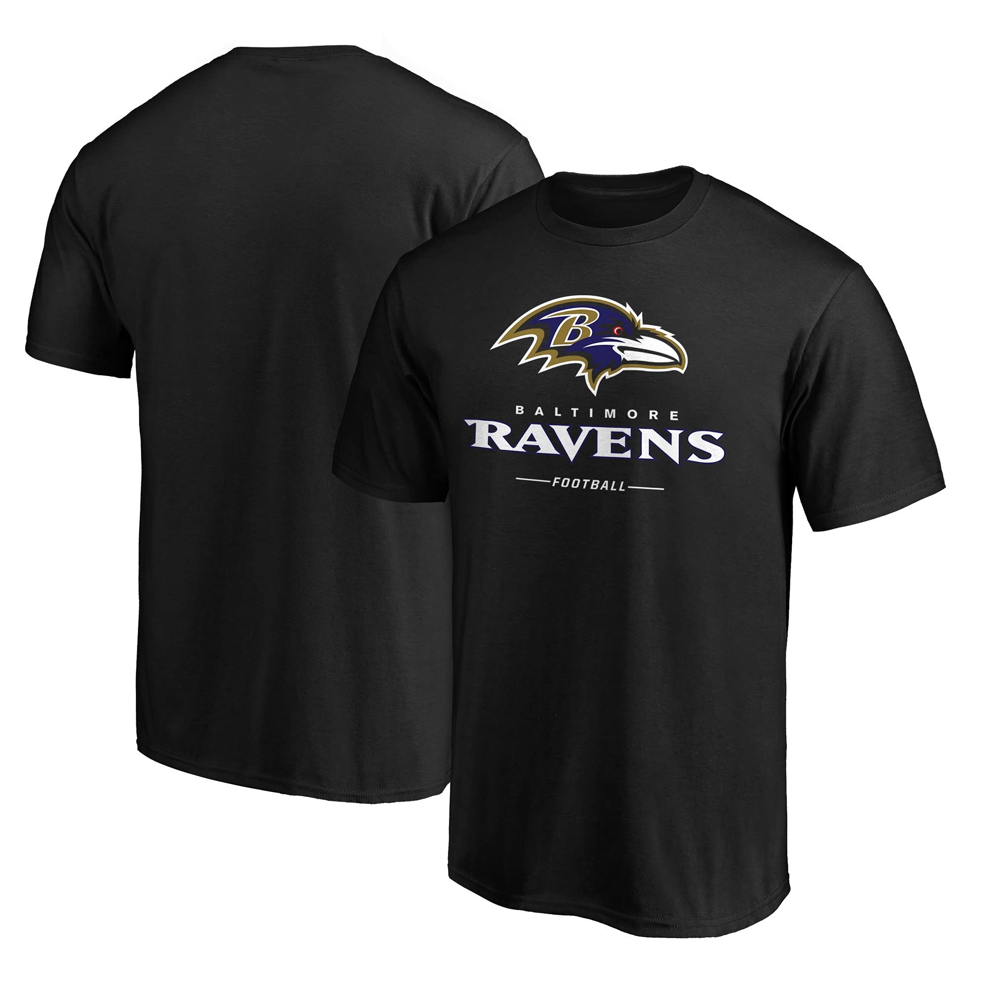 Fanatics Men's NFL Big & Tall Team Lockup T-Shirt - Officially Licensed Football Jersey for Plus Size Fans - Perfect for Game Day, Tailgating & Sports Events