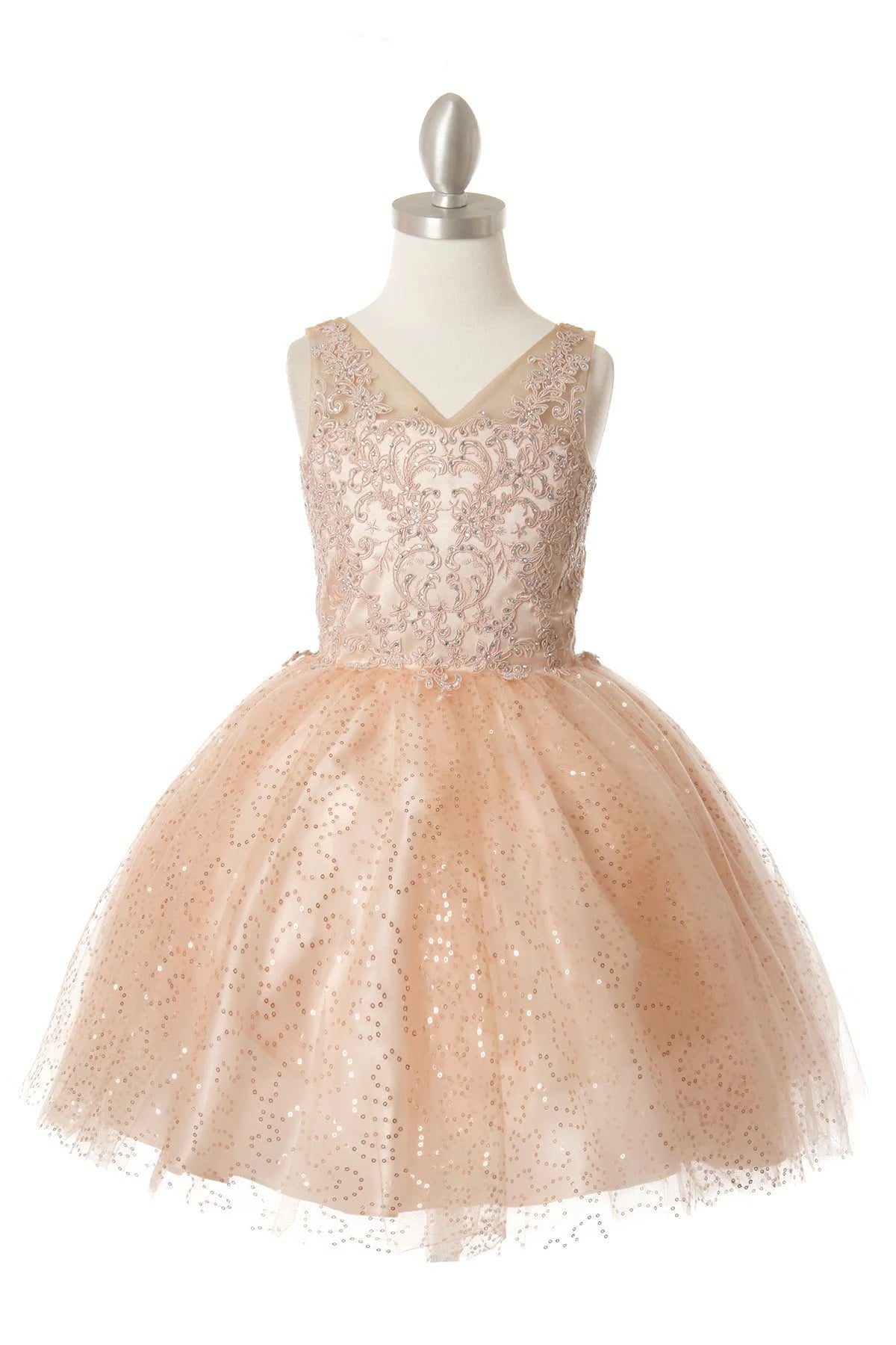 Elegant Flower Girl Dress for Weddings - Princess Party Dress for Kids (5088) - Perfect for Bridal Showers, Birthday Parties & Special Occasions
