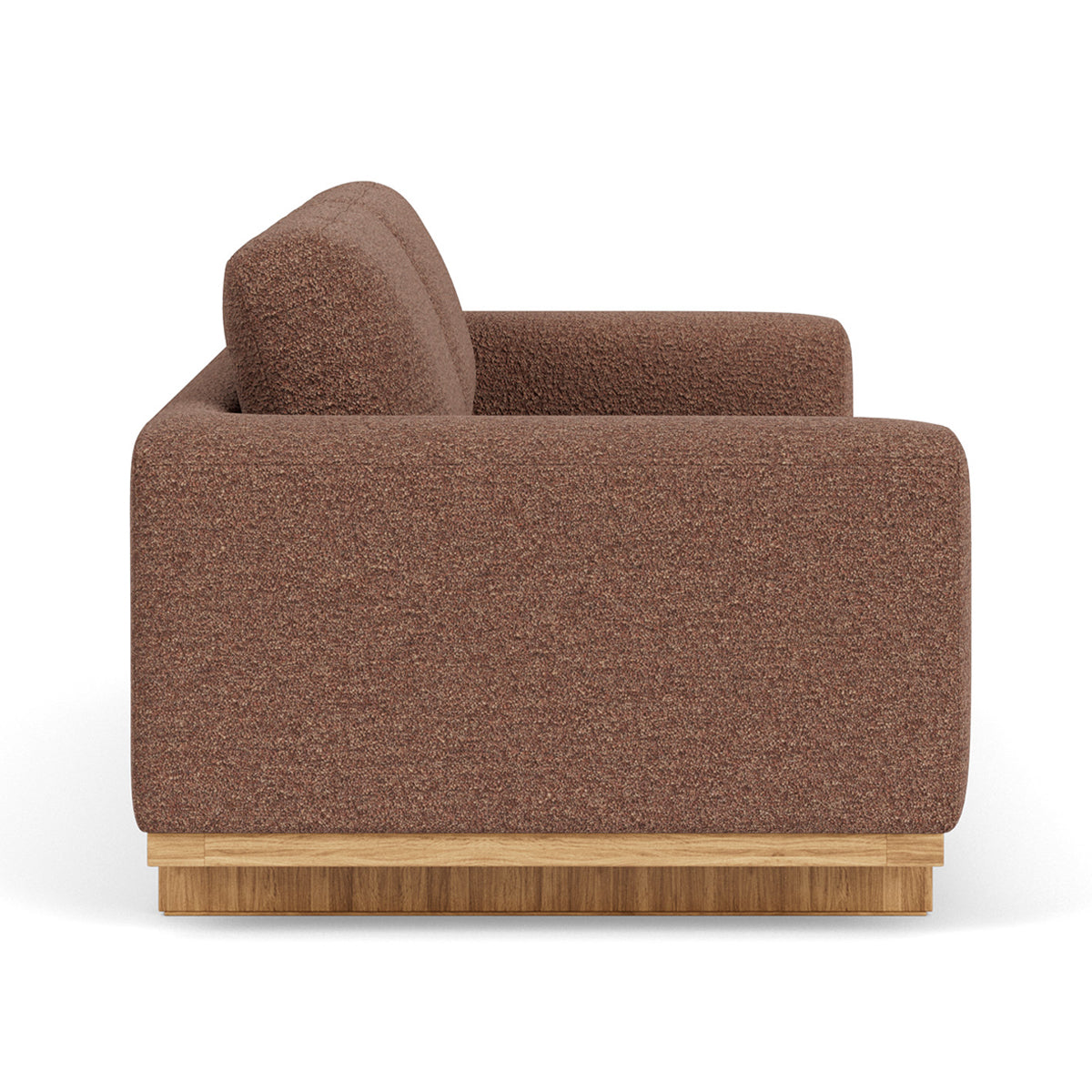 Luxury Aya Boucle 3.5 Seater Sofa - Modern Upholstered Couch for Living Room, Lounge & Office - Soft Chenille Fabric with Solid Wood Frame - Comfortable Mid-Century Design for Home Decor