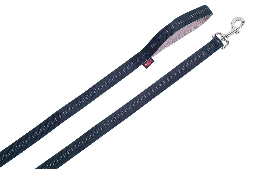 Soft Grip Dog Leash - 120 cm (47 inches) Long, 10 mm Thick, Durable & Comfortable for Walking, Training - Perfect for Small, Medium & Large Dogs - Black