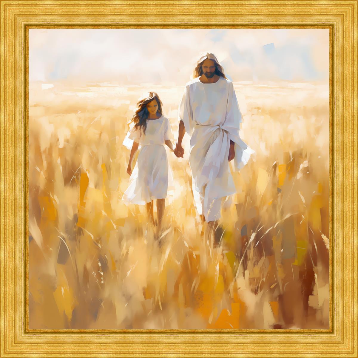 Come Follow Me Large Wall Art - Inspirational Christian Home Decor for Living Room, Bedroom & Office - Perfect Gift for Religious Families