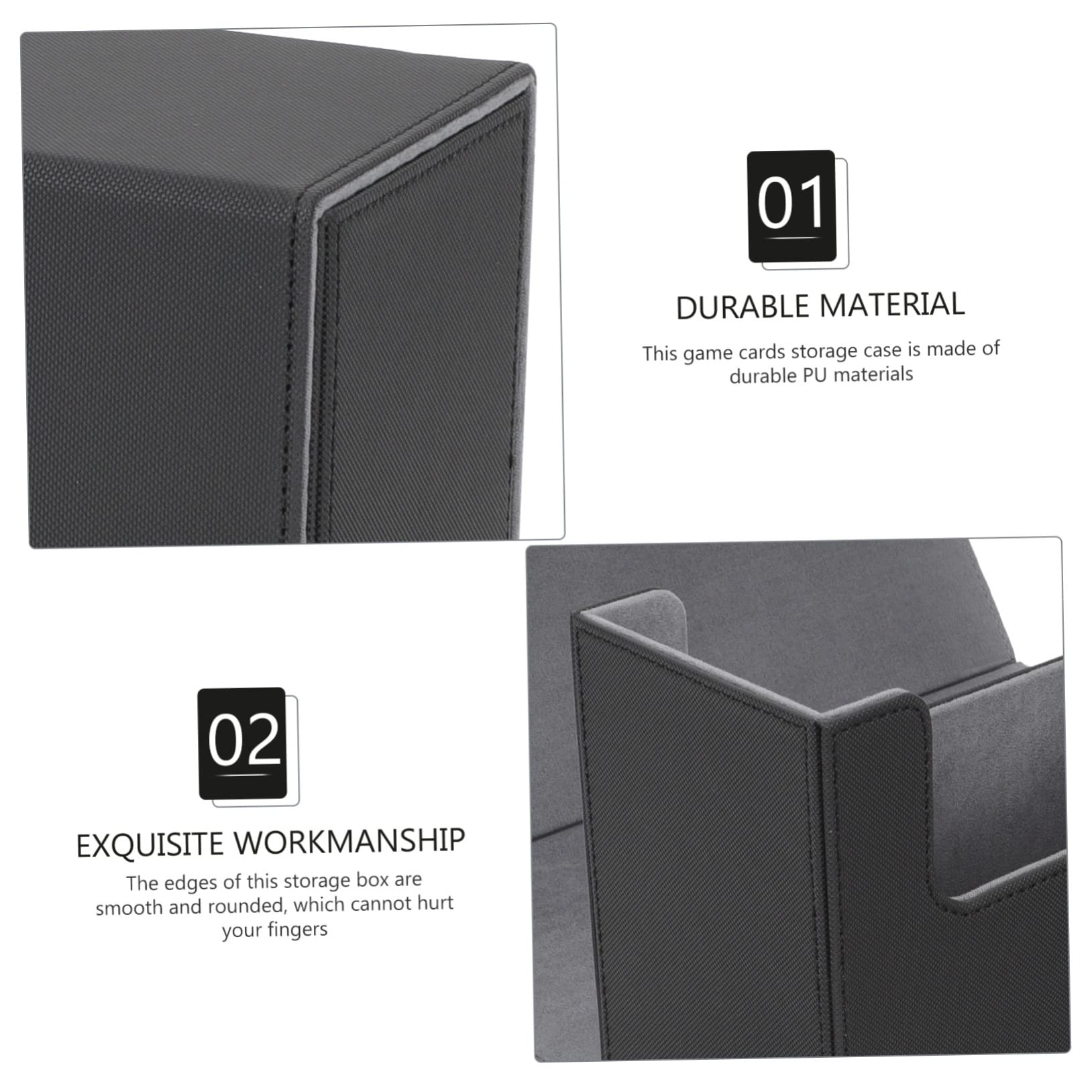 Toyvian Sports Card Holder Box - Premium Trading Card Organizer for Baseball & Football Cards | Perfect for Collectors, Game Nights & Storage