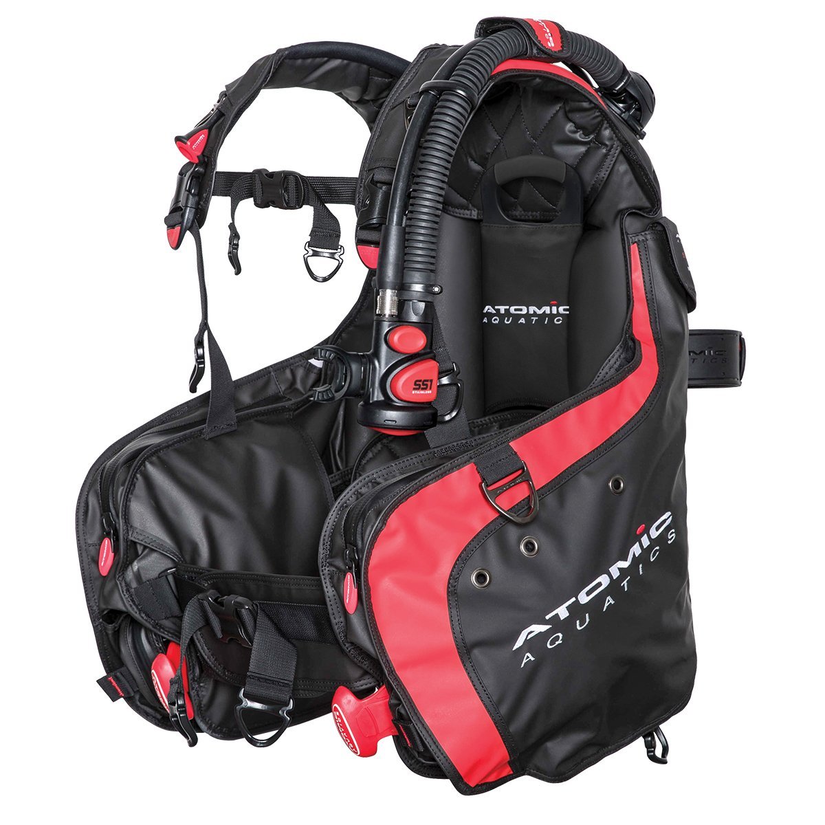 Atomic Aquatics BC1 Scuba Diving BCD - Premium Buoyancy Control Device for Professional & Recreational Divers - Perfect for Ocean, Pool & Travel Adventures