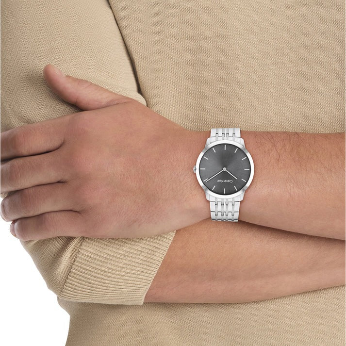 Calvin Klein Intrigue Silver Mesh Bracelet Watch 25300006 - Stylish & Elegant Timepiece for Women, Perfect for Office, Parties & Everyday Wear