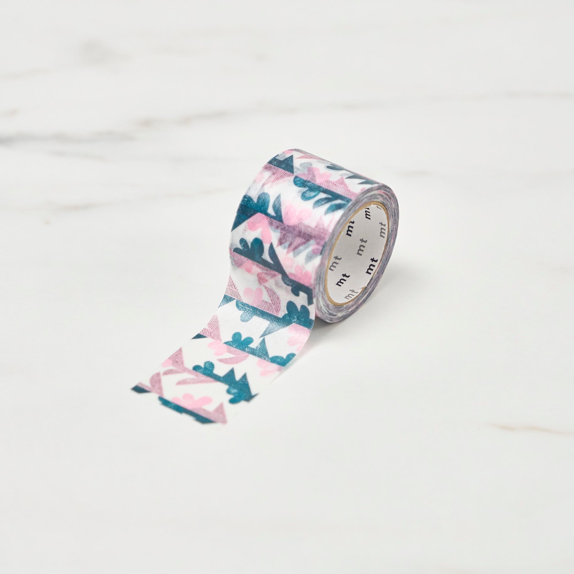 Minä Perhonen Nature Silhouette Masking Tape - Decorative Washi Tape for Scrapbooking, Journaling, DIY Crafts & Gift Wrapping - Floral Design Japanese Paper Tape