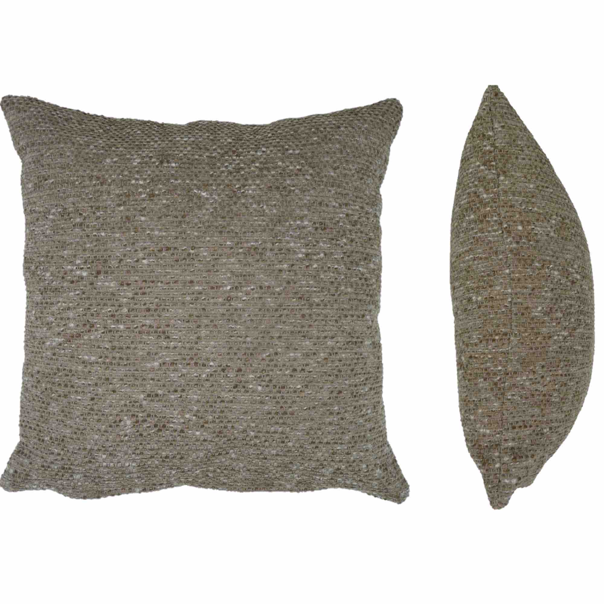 Elgin Woven Cushion Cover - Soft Decorative Pillow Case for Sofa, Bed & Chair - Pigeon Gray Home Decor Accent for Living Room & Bedroom