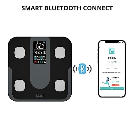 Smart Full Body Composition Analyzer Scale - Digital BMI, Body Fat, Muscle Mass & Weight Monitor with Bluetooth Sync - Perfect for Home Gym, Fitness Tracking & Health Management