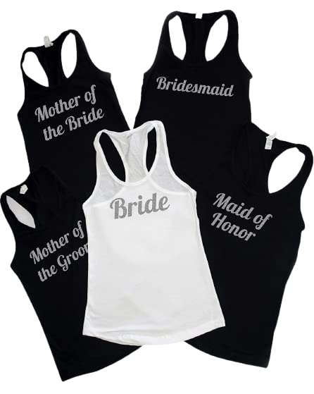 Custom Bachelorette Party Tank Tops for Bride, Bridesmaids & Maid of Honor - Funny Bridal Shirts, V-Neck & Crew Neck Wedding Party Tanks - Perfect for Bachelorette Weekends, Bridal Showers & Girls' Night Out