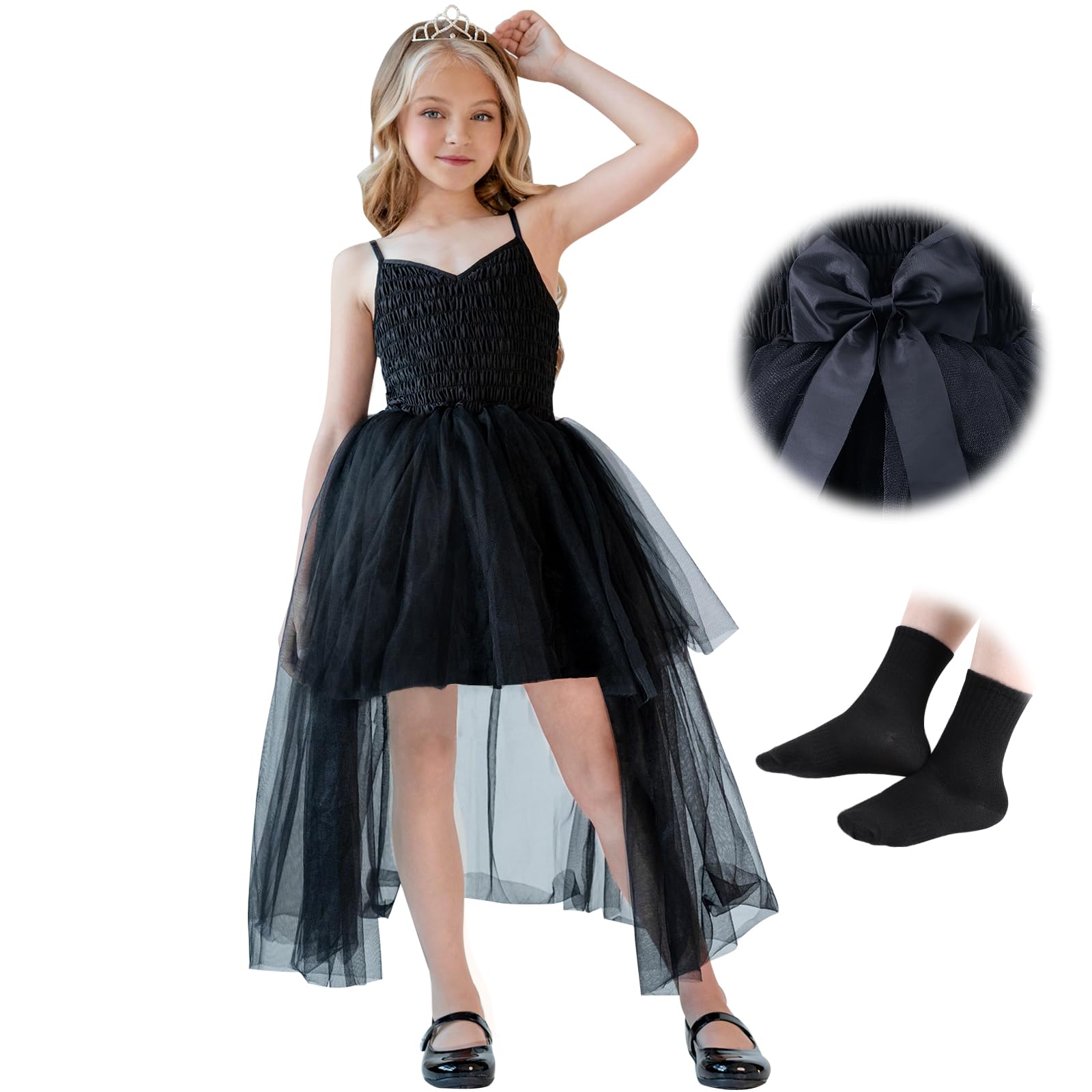 Girls Tutu Dress - Tulle Princess Birthday Party & Prom Dress for Kids | Sneaker Ball Gown | Perfect for Birthday Parties, Prom, Dance Recitals & Special Occasions
