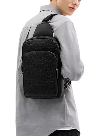 Coach Ethan Pack in Signature Leather - Stylish Crossbody Bag for Women, Perfect for Work, Travel & Everyday Use