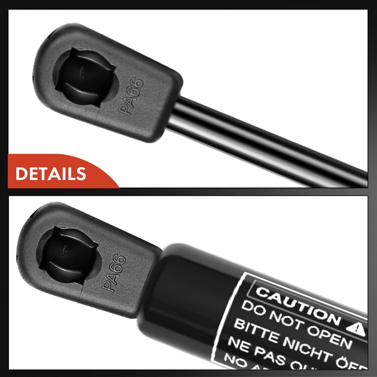 Premium 12.20 Inch 40lb Gas Spring Lift Supports - Heavy Duty Replacement Struts for Toolbox, Cabinets, Sliding Windows, Storage Beds, Bench Lids, Basement Doors & Boat Hatches (2-PC Set) - Perfect for Automotive, Marine, RV & Home Improvement Projects