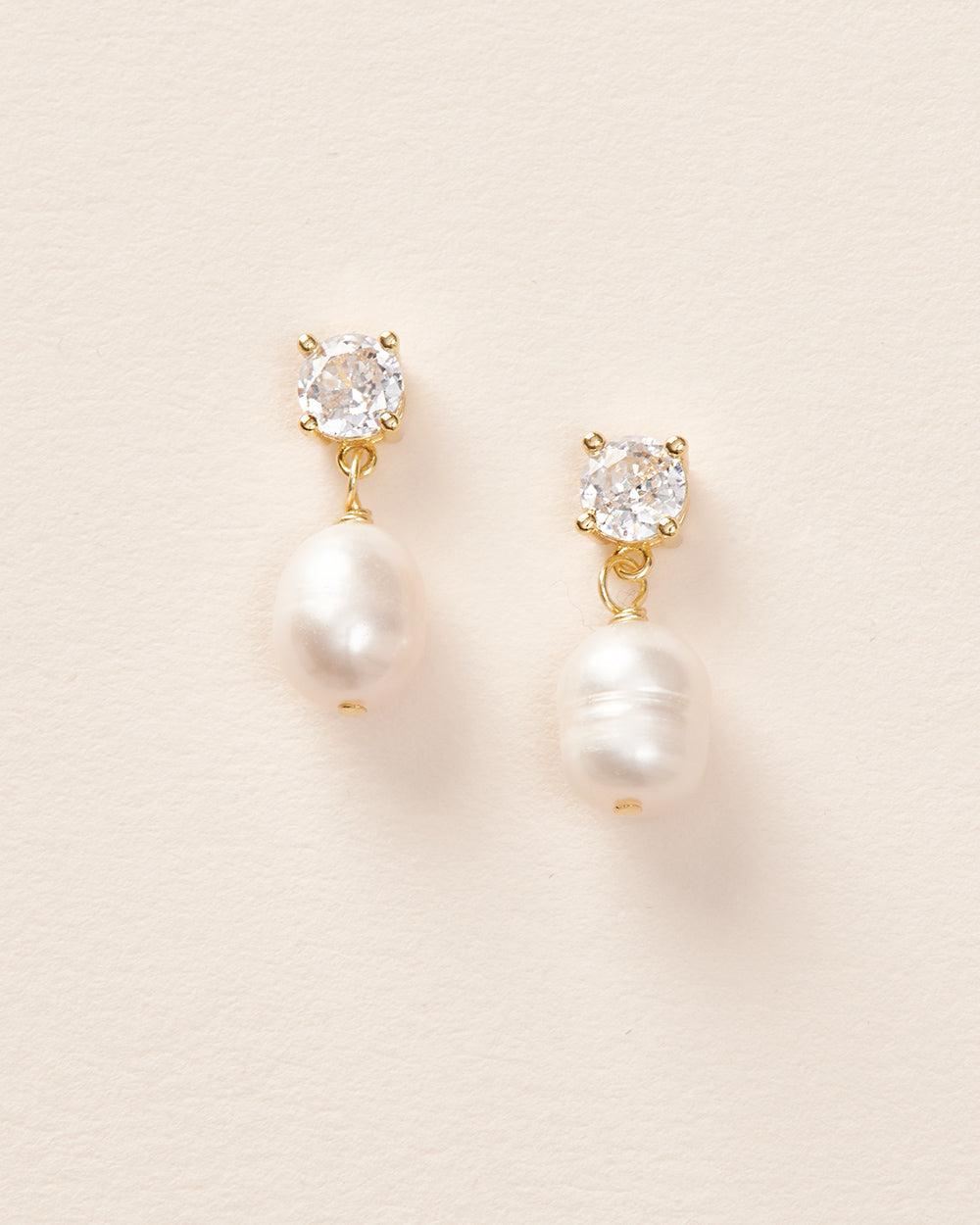 Elegant Isabella Pearl Earrings for Women - 18K Gold Plated Freshwater Pearls - Perfect for Weddings, Parties & Gifts