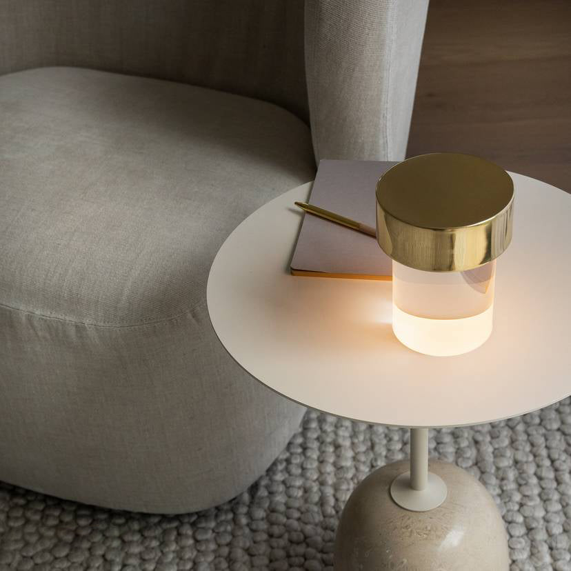Portable Table Lamp - Rechargeable LED Desk Light with Adjustable Brightness, Perfect for Reading, Studying, and Bedside Use