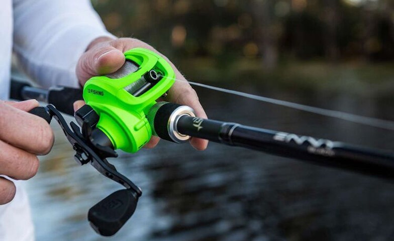 13 Fishing Inception SZ 7.3:1 Right Hand Baitcast Fishing Reel - High Speed Saltwater & Freshwater Fishing Gear for Bass, Walleye, and Pike