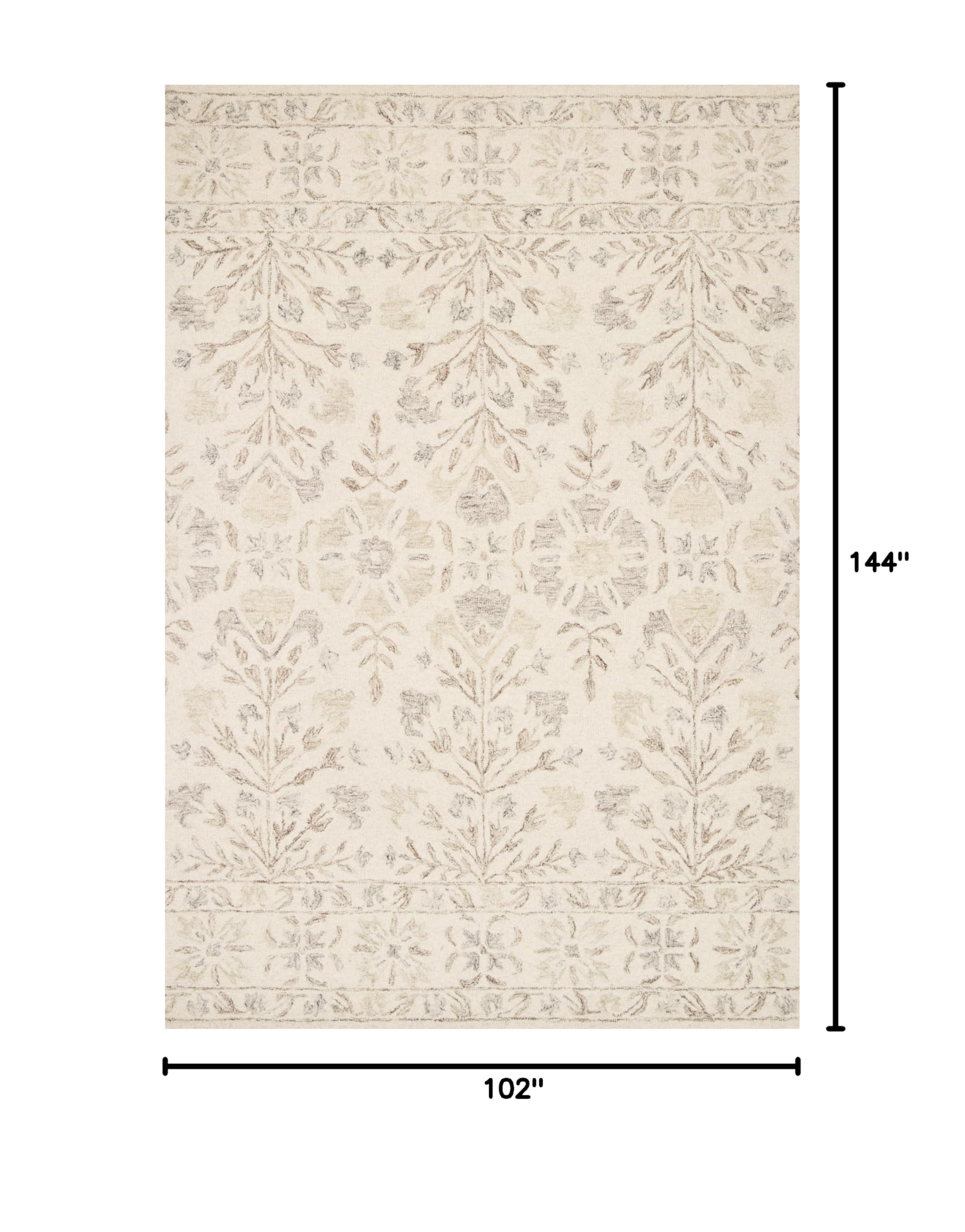 Loloi Norabel Ivory/Neutral 8'6