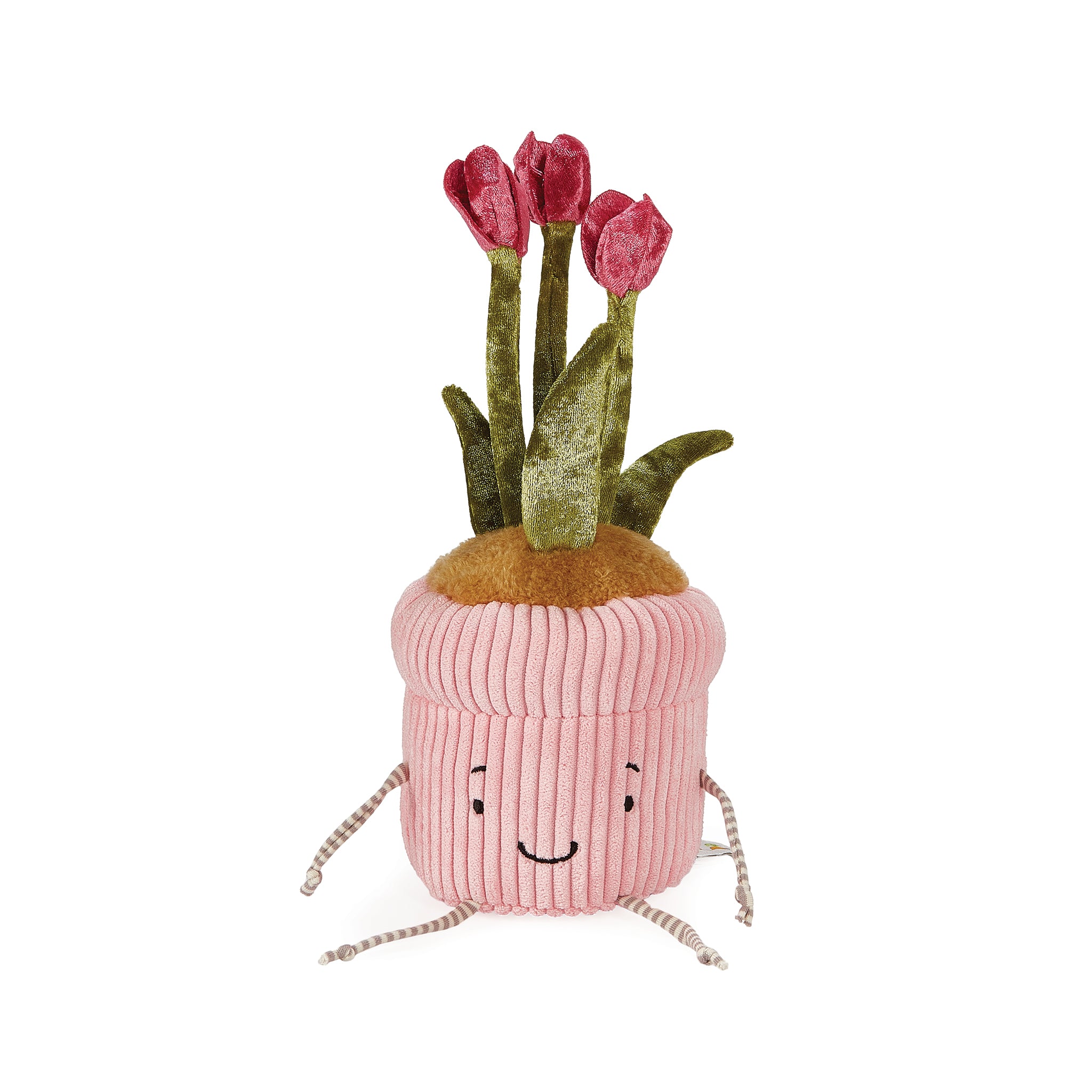 Retired Window Silly Tulip Pink Pot - Vintage Floral Planter for Home Decor, Windowsill, and Garden - Perfect for Indoor Plants, Succulents, and Small Flowers