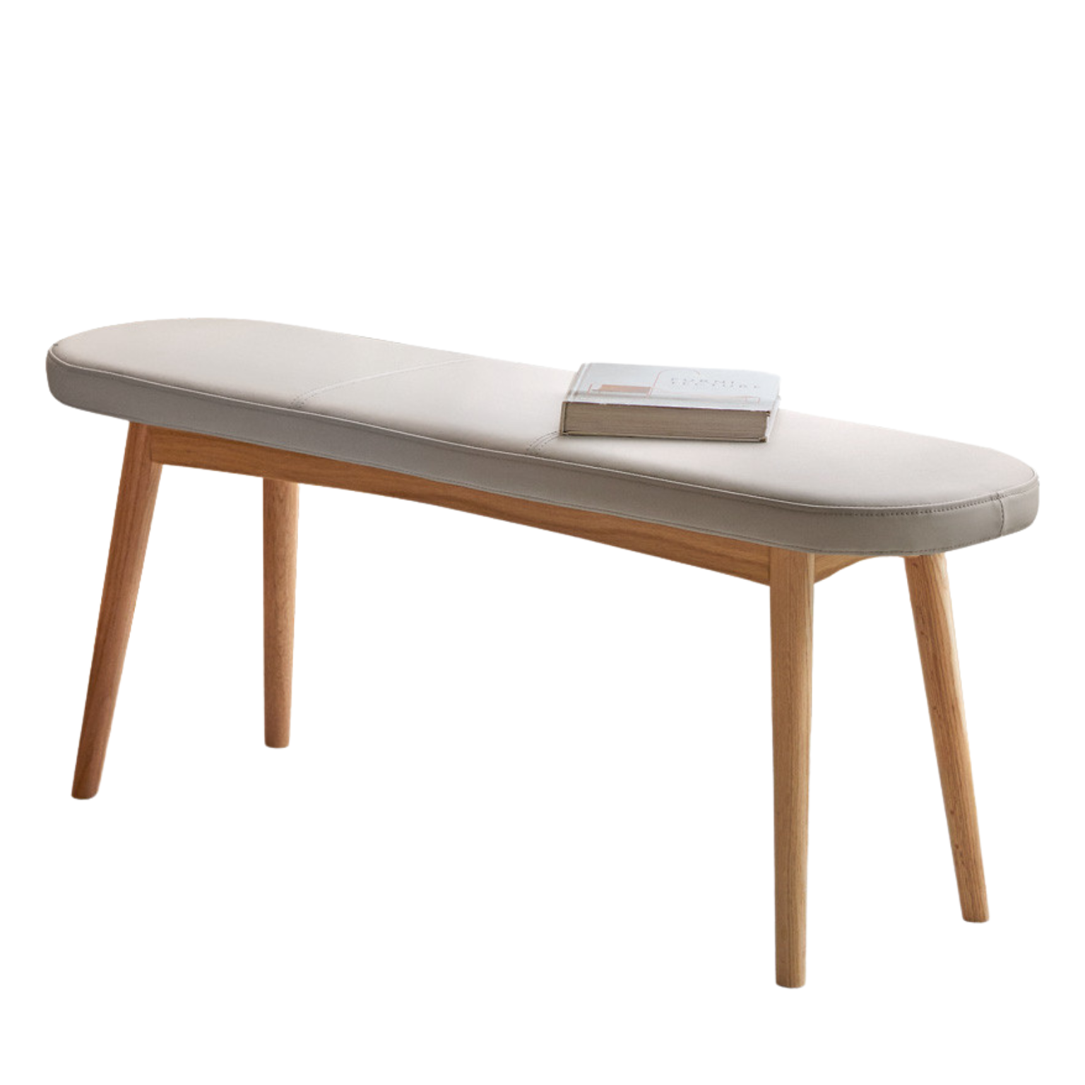 Solid Oak Wood Long Bench for Dining Room, Entryway, or Garden – Durable & Stylish Seating Solution