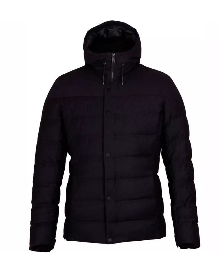 Alchemy Equipment Men's Wool Performance Down Hooded Jacket - Small Size | Warm Winter Coat for Outdoor Hiking & Urban Commuting