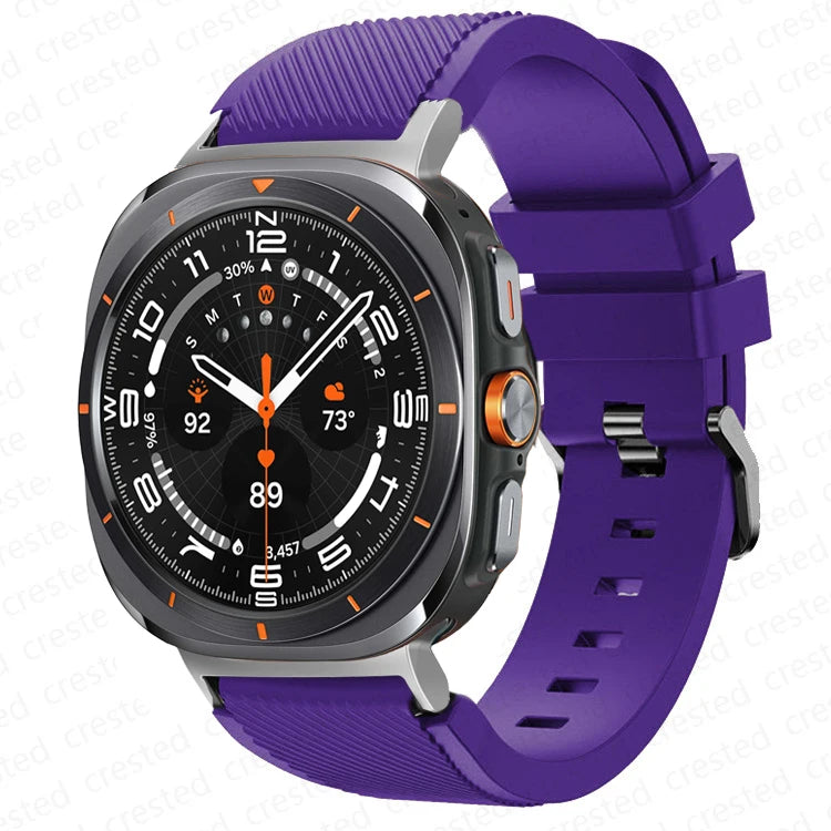 Rugged Band for Samsung Galaxy Watch Ultra - Durable Military-Grade Strap for Outdoor Sports & Fitness Tracking