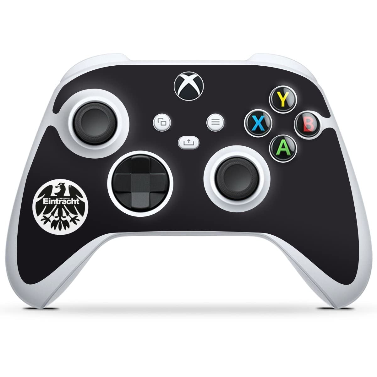 Microsoft Xbox Series S Controller Skin - DeinDesign Custom Sticker with Eagle & Eintracht Frankfurt Logo - Durable Protective Cover for Gaming Enthusiasts | Perfect for Xbox Tournaments, Game Nights & Team Pride Display