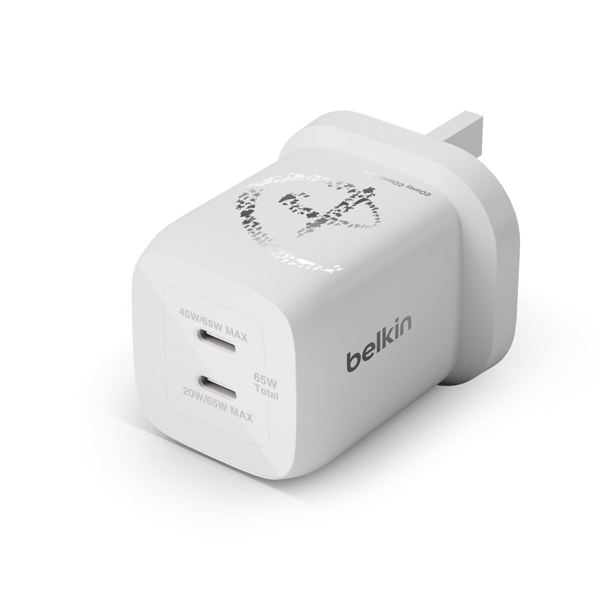 Belkin BoostCharge Pro 65W GaN Dual USB-C Fast Charger with PPS - Compact & Powerful Wall Charger for Home, Office & Travel - Fast Charge iPhone, Samsung, MacBook & More
