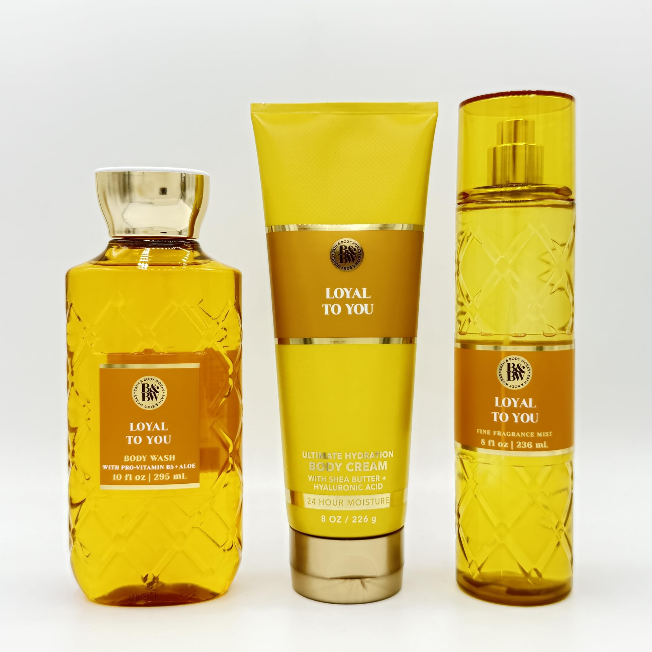 Loyal To You 3-Piece Bath & Body Gift Set - Moisturizing Body Wash, Ultra Hydrating Body Cream & Luxe Fragrance Mist | Perfect for Self-Care, Spa Days & Thoughtful Gifting