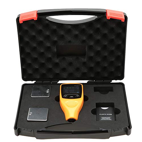 Jadpes 0-1250um Digital Coating Thickness Gauge Meter - Precision Paint & Film Thickness Tester for Automotive, Metal & Wood - Car Body, Furniture & Industrial Use